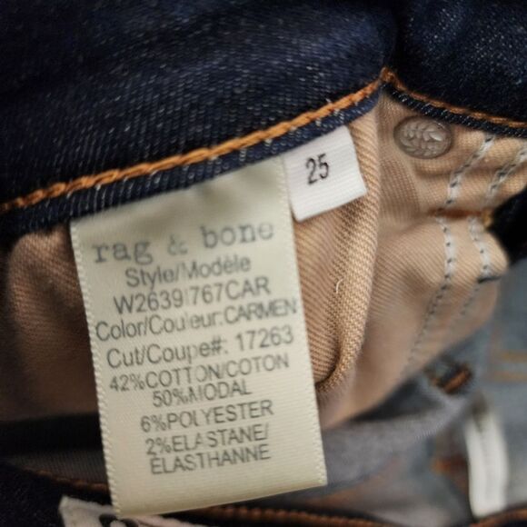 rag & bone 'Nina' Ankle Skinny High-Rise Stretch Jean - Carmen - Picture 14 of 16